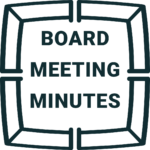 This image has an empty alt attribute; its file name is Logo_BoardMeeting_Mørk-150x150.png
