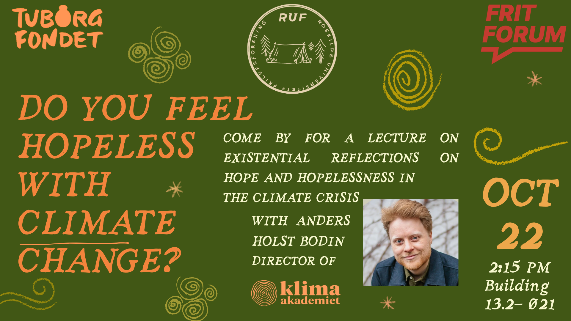 Feeling hopeless with climate change πΏ – a talk with Anders Holst Bodin
